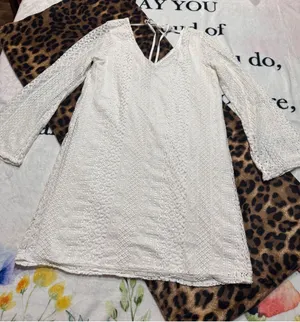 Wrangler Western Cream Lace Shift Dress Size S thumbnail 1