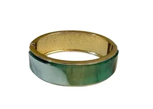 UNIQUE TURQUOISE AND GOLD BRACELET Blue thumbnail 3