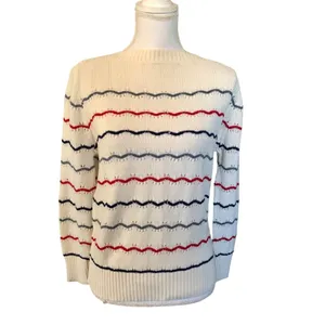 Vintage Boat Neck Sweater Womens M? Used thumbnail 5