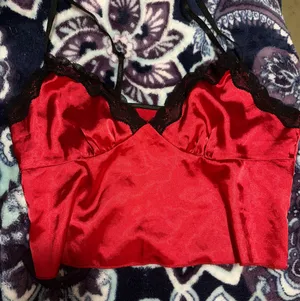 Red Satin Tank thumbnail 1