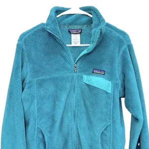 Patagonia Green Full Zip Re-Tool Jacket Pockets Women's MEDIUM thumbnail 3
