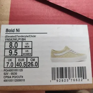 New Yellow Suede Vans sz 9.5 W thumbnail 7