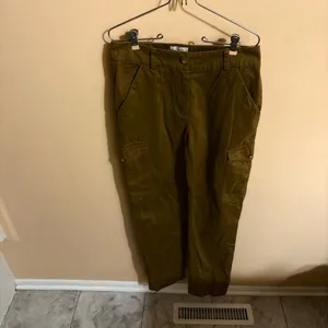 Sezane Benicio Chino Cargo Trousers in Caramel thumbnail 5