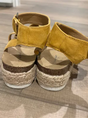 Universal Thread Annie espadrille style sandals yellow size‎ 6 thumbnail 4