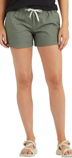 Vuori Women's Ripstop Climber Shorts 3" Mid Rise Outdoor in Green Size L thumbnail 1