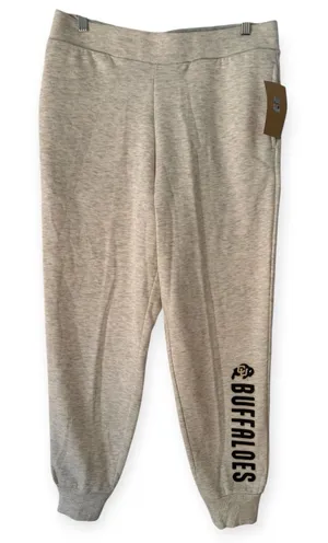 NWT Rivalry Threads NCAA Colorado Buffalo Jogger Sweatpants Women’s Size Medium thumbnail 1