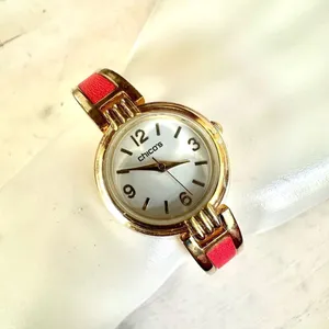Chico’s Zoey gold tone and red Watch thumbnail 3