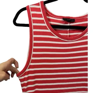 J. Crew Sleeveless Striped‎ High Low Cotton Maxi Dress Size Small Preppy Beachy thumbnail 7