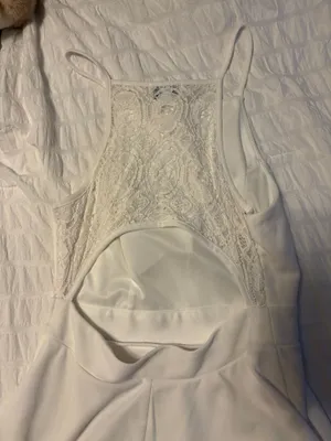 Graduation dress White Size L thumbnail 3