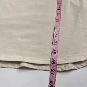 Reebok tan white marbled long sleeve tshirt hooded drawstring thumb holes‎ comfy thumbnail 7