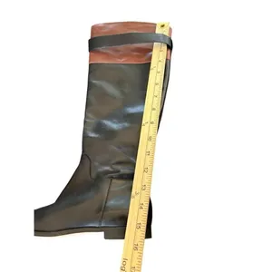 Cole Haan Air Daelin Riding Boots Black Brown Size 5.5 B thumbnail 4