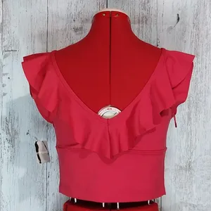 Free People Bondi Flutter Crop Top Sz L thumbnail 6