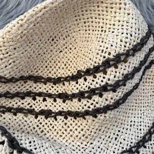 World market straw hat scalloped finish thumbnail 4