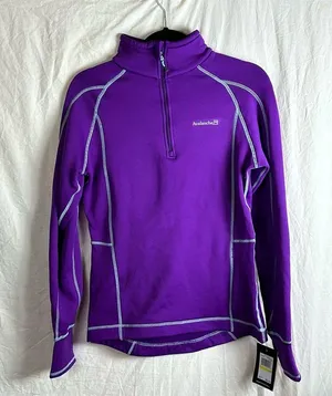 Avalanche Outdoor Women's Quarter Zip Pullover Purple Size Medium thumbnail 1