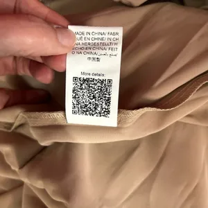 Khaki Smocked Maxi Dress Large Boho Square Neck Ruffle Hem Festival thumbnail 13