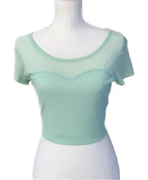 LA hearts mint green blouse size small thumbnail 1