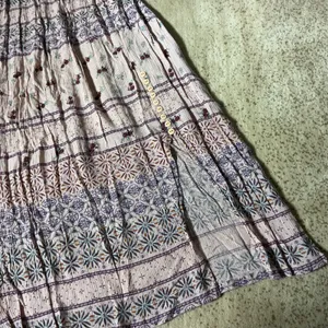 Kimchi Blue Cottagecore Pink Smocked Boho Floral Peasant Midi Dress S OB480474‎ thumbnail 4