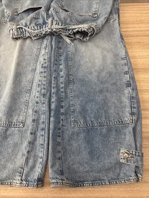 We The Free CRVY Outlaw Wide Leg Baggy Jeans Women Size Small thumbnail 8