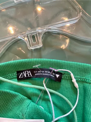 Zara Emerald Green Double-Spaghetti Strap Mini Dress medium thumbnail 4