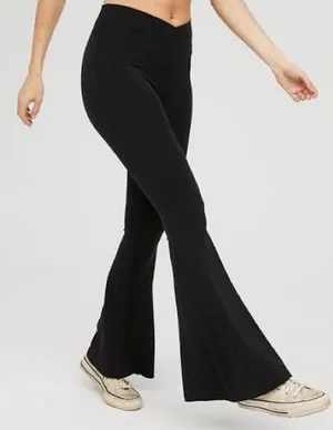 OFFLINE By Aerie Real Me High Waisted Crossover Flare Legging thumbnail 1