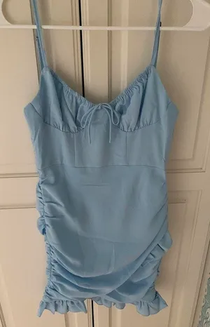 Princess Polly Blue Dress thumbnail 4