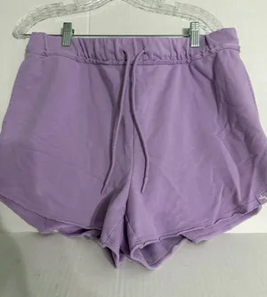 JoyLab Lavender Elastic Waist Drawstring Athletic Sweat Shorts thumbnail 1