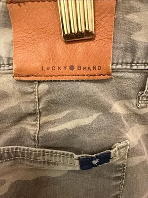 ☘️☘️☘️Lucky Brand☘️☘️☘️Camo Utility Pants - Olive Green-14 thumbnail 9
