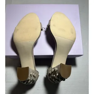 Madden Girl Block Heels Women 9 Bitsyy Blush Suede Faux Pearls Wedding Prom New thumbnail 12