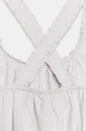 BNWT Zara Light Lilac Poplin Strappy Top thumbnail 5