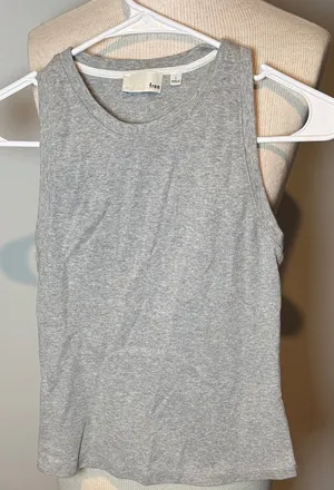 Aritzia Wilfred free Light Gray Tank Top thumbnail 1
