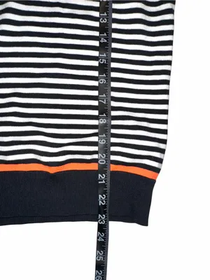 NWT J. Crew Jackie Sweater Shell Navy Striped Sleeveless Knit Tank XL thumbnail 6