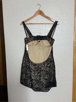 Rumored black lace sequin mini dress Size M thumbnail 3