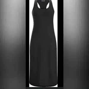Arc’teryx Jelena‎ Midi Dress Sz Small in Black Racerback Sleeveless thumbnail 2