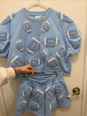 Queen of Sparkles Football Matching Set light blue thumbnail 1
