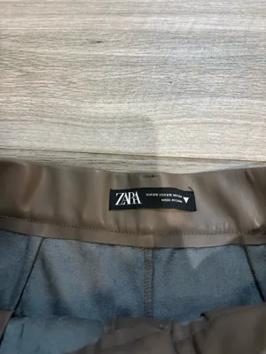 ZARA Leather Faux Shorts thumbnail 2