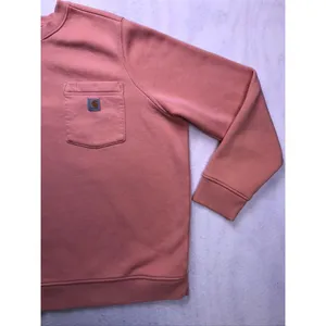 Carhartt Pocket Sweatshirt Womens XXL Pink‎ Relaxed Fit 103925 P04 thumbnail 4
