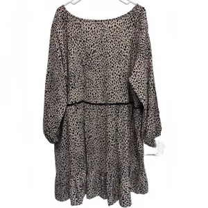 Avenue Leopard Stance High Low Tunic Blouse Plus Size 30/32 thumbnail 3