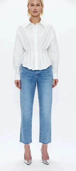 Pistola Jeans Straight High-Rise thumbnail 1