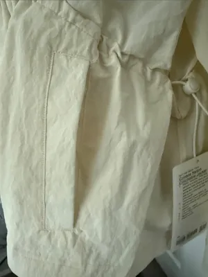lululemon athletica Cream Peplum Zip Bomber Jacket thumbnail 8