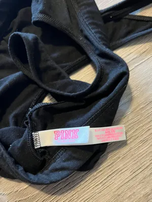 PINK Victoria’s Secret Black Sports Bra thumbnail 3