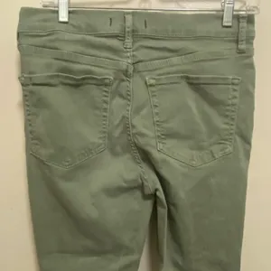Free People Womens Jeans Size 29 30” Sage Green 61855-16515125 Distressed 30x26 thumbnail 7