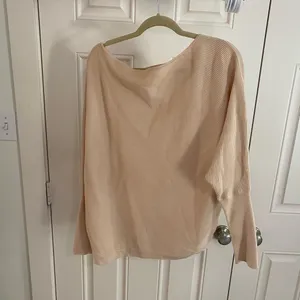 Amazon Off-the-Shoulder Cream Sweater thumbnail 3
