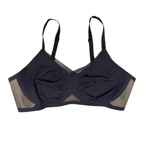 Honeylove CrossOver Bra Runway Black Tan Extra Large XL thumbnail 3