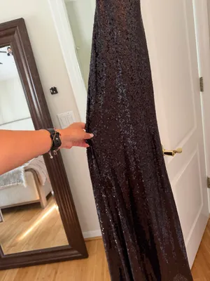 B Darlin Sequin Dress Black thumbnail 3