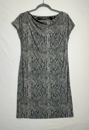 Vintage Women's Dress Reversible Size M Animal Print Lightweight Sleeveless thumbnail 1