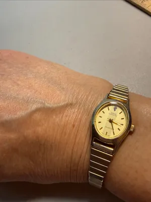 Sarah Coventry Two-Tone Gold and Silver Ladies Quartz Watch thumbnail 3