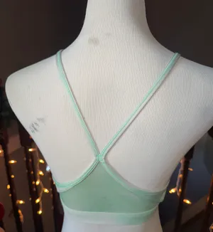 Nike Dri - Fit Mint green and white sports bra thumbnail 4