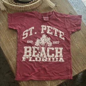 St. Pete Beach Florida T-Shirt - Vintage Red thumbnail 1