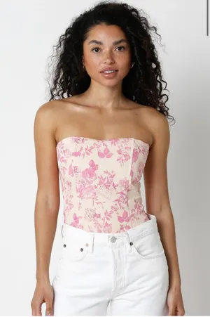 Olivaceous Corset Top thumbnail 1