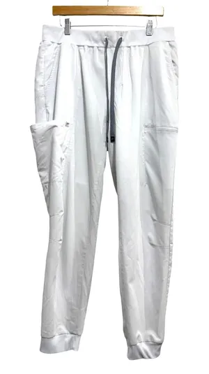 Fabletics White Performance Jogger Pants Womens‎ XL Drawstring Cargo GJ2253977 thumbnail 1